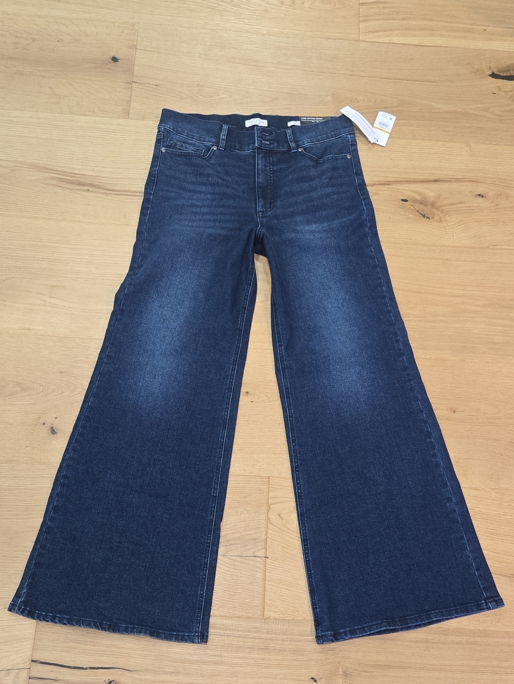 sofia by sofia vergara Dark Blue Wide Leg Flare Jeans